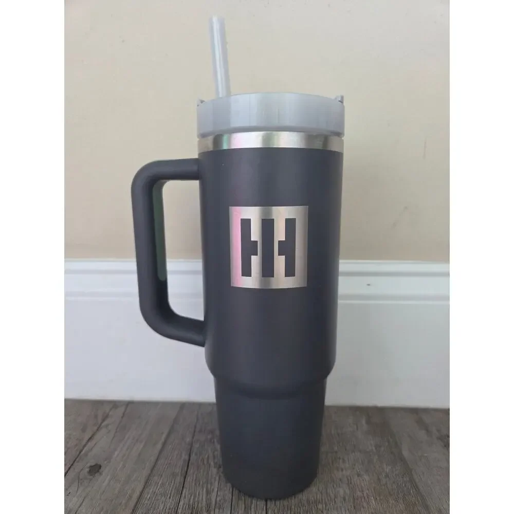 Stanley H2.0 FlowState 30oz Tumbler HII Huntington Ingalls Industries Charcoal - Picture 4 of 6